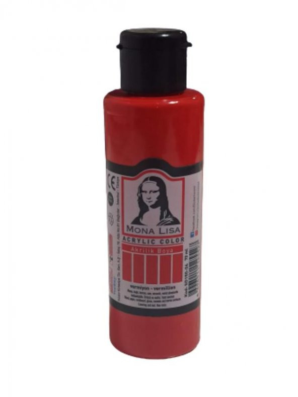 MONA LISA AKRILIK BOYA 70 ml VERMIYON (SD150-04) ürün görseli 1