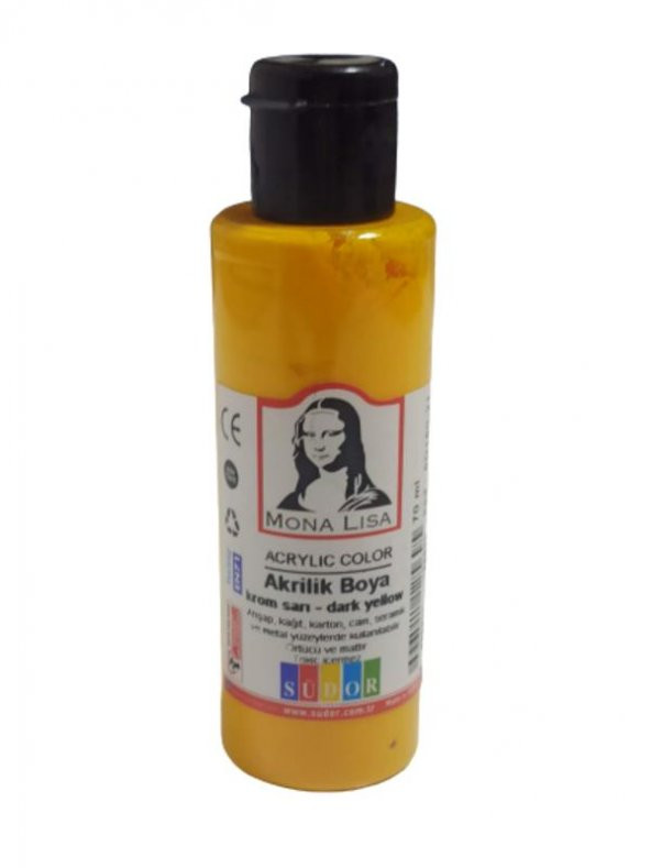 MONA LISA AKRILIK BOYA 70 ml KROM SARI (SD150-21) ürün görseli 1