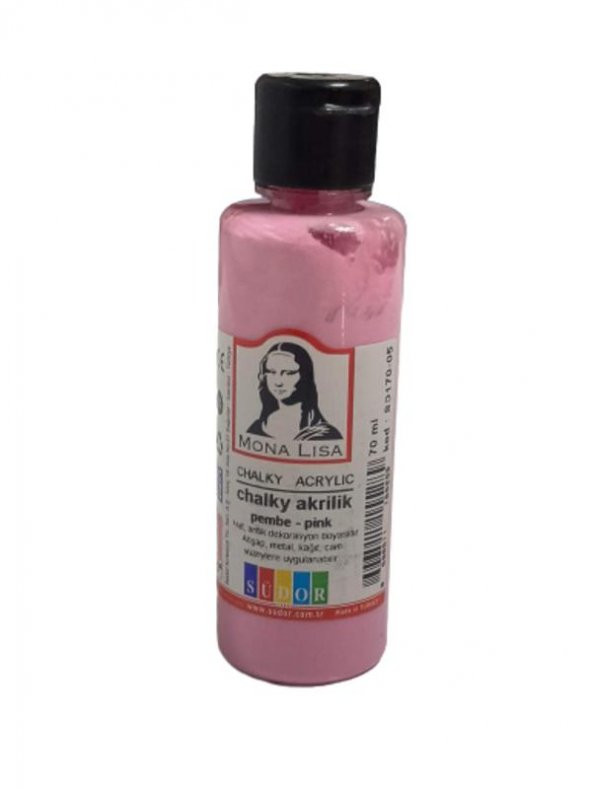 MONA LISA AKRILIK BOYA 70 ml PEMBE (SD170-05) ürün görseli 1