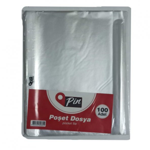 PIN DELIKLI POSET DOSYA A4 100 LU (479816) ürün görseli 1