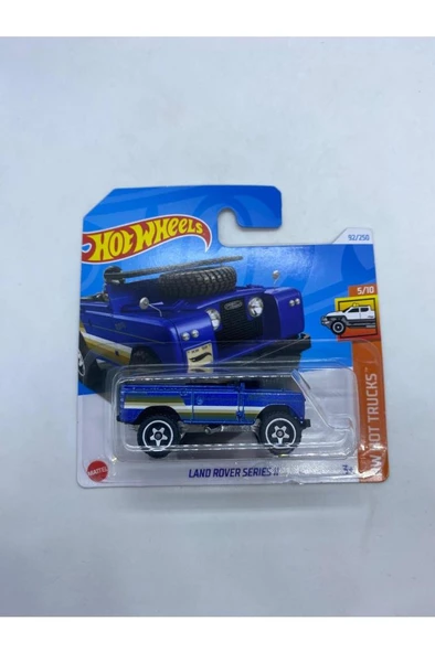 Hot Wheels Land Rover Series II - HW Hot Trucks 5/10 92/250 Model Araba ürün görseli 1