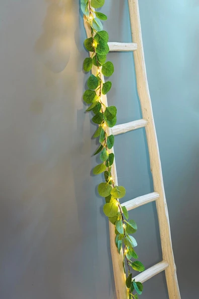 MAGICLEDCORNER Okaliptus Led Işıklı Garland - Resim 2