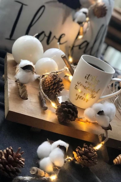 MAGICLEDCORNER Pamuklu Kozalaklı Led Işık Zinciri ürün görseli 1