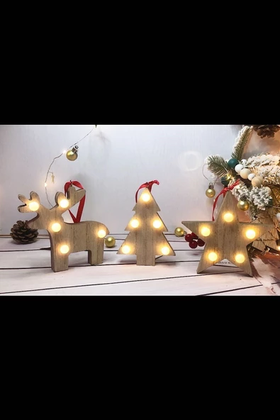 MAGICLEDCORNER Çamağacı Led Işıklı Yılbaşı Ağaç Süsü - Resim 3