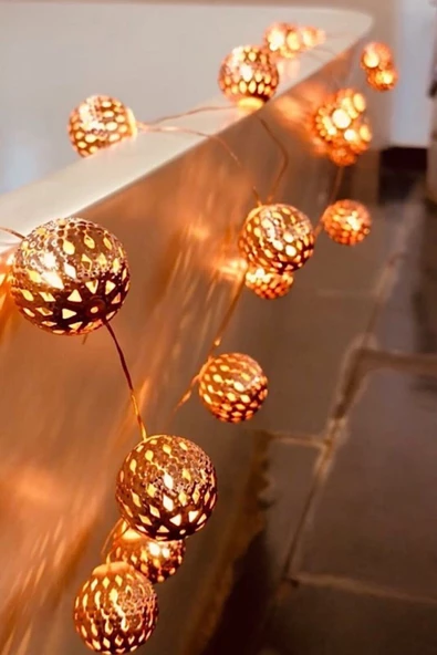 MAGICLEDCORNER Bakır Top Led Işık Zinciri ürün görseli 1
