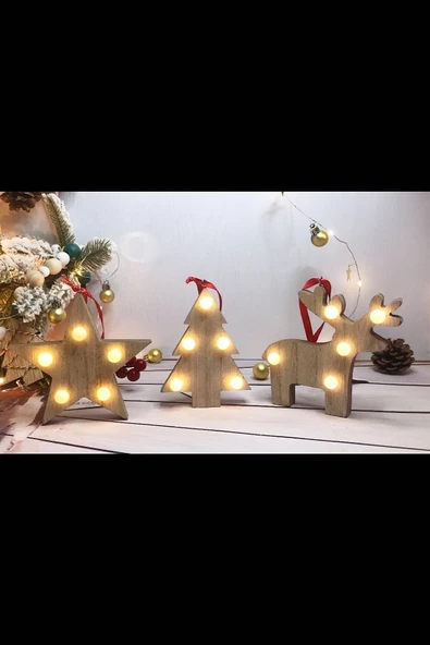 MAGICLEDCORNER Çamağacı Led Işıklı Yılbaşı Ağaç Süsü - Resim 4
