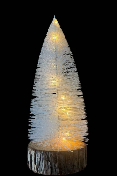 MAGICLEDCORNER Beyaz Çam Ağacı Led Işıklı Dekor ürün görseli 1