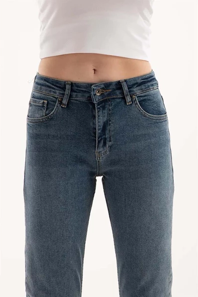 FASHION FRIENDS KADIN DENİM PANTOLON 23K0792K1 ürün görseli 1