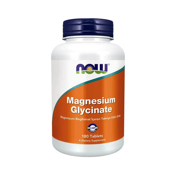 Now Magnesium Glycinate 180 Tablet ürün görseli 1