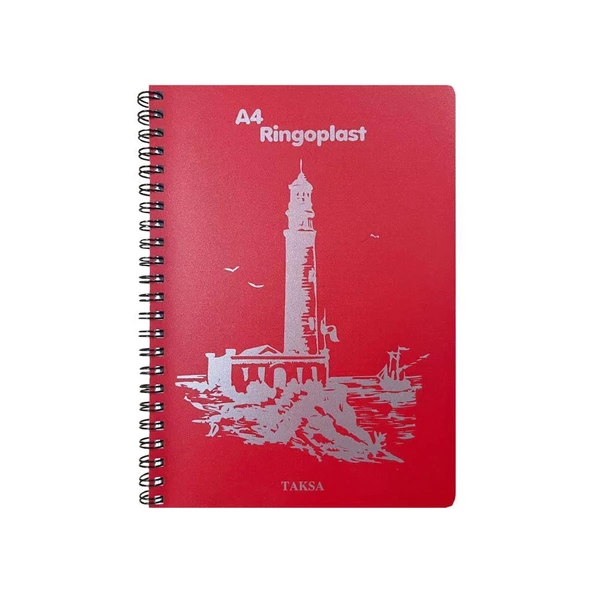 Özgün A-4 Ringo Plastik Kapak Defter 160 Yaprak Kareli Krt-100751 ürün görseli 1