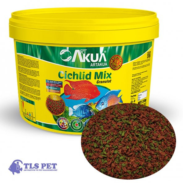 ArtAkua Cichlid Mix Ciklet Balık Yemi 250 Gr ürün görseli 1
