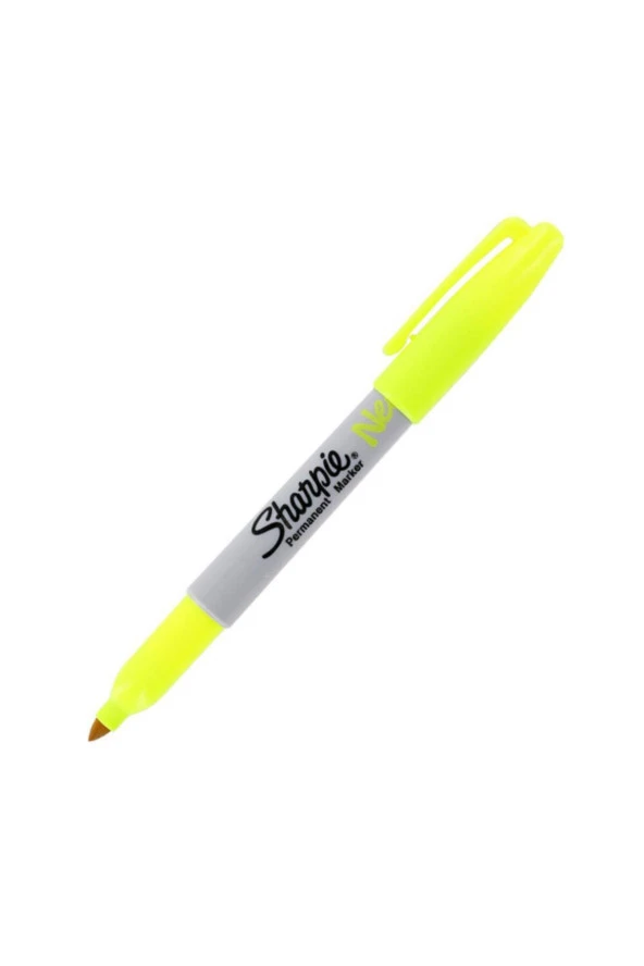 Sharpie Markör Permanent Neon Fosforlu Sarı (12 Li Paket) ürün görseli 1