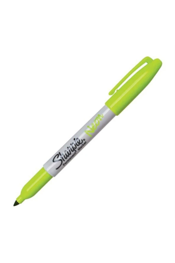 Sharpie Markör Permanent Neon Fosforlu Yeşil (12 Li Paket) ürün görseli 1