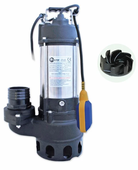 Water WS-75 KPVM 12/10 Kirli Su Dalgıç Pompa ürün görseli 1