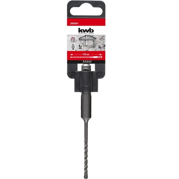 Kwb 260510 Sds Plus Çapraz Matkap Uç 10x110 mm ürün görseli 1