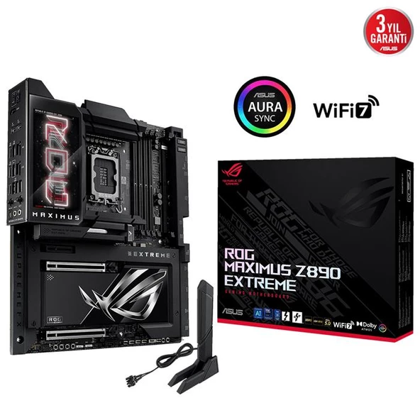 Asus Rog Maxımus Z890 Extreme 1851P Ddr5 9200 6Xm2 2Xtb5 Hdmı Wifi7 Bt 2Xlan Anakart ürün görseli 1
