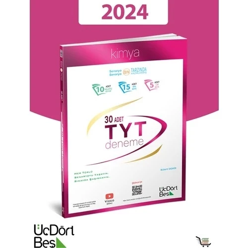 TYT KİMYA 30 DENEME  ÜÇDÖRTBEŞ ürün görseli 1