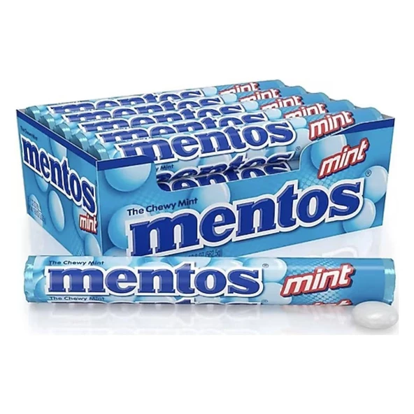 Mentos Nane Aromalı Çiğnenen Draje Şekerleme 20 Adet x 37,5 g - Mint ürün görseli 1