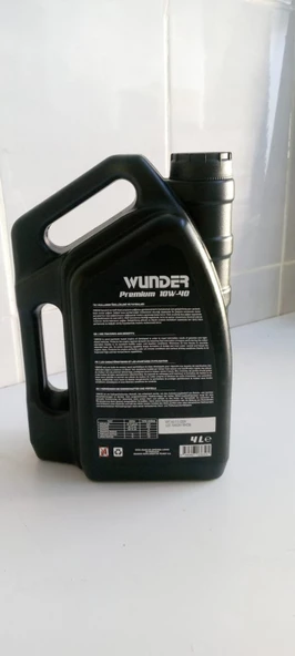 Wunder Premium 10W 40 Motor Yağı - 1 ADET - Resim 3