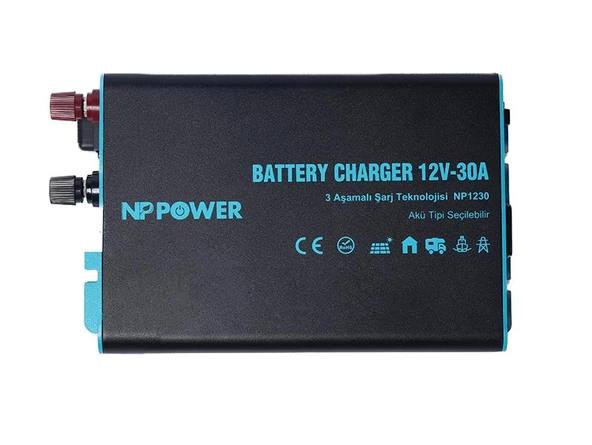 NP1230 NP Power 12V 30A Akü Şarj Cihazı ürün görseli 1