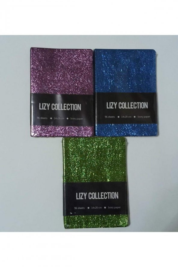 Liz Defter Sim Kapaklı Çizgili 96 YP 14x20 Ivory ürün görseli 1