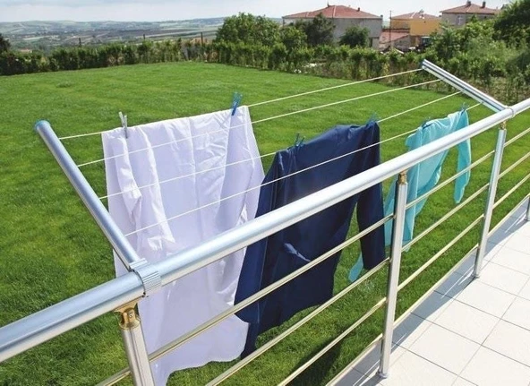 Alüminyum Balkon Çamaşır Kurutmalık Balkon Çamaşır Askısı ürün görseli 1