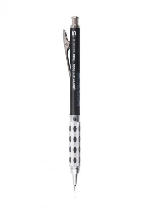Pentel Çizim Kalemi Metal Gövde Gizli Uç Teknik Çizim Ve Yazı İçin Versatil 0.5 MM PG1015C-AX ürün görseli 1
