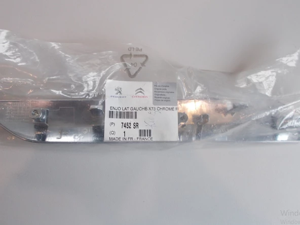 PTTAVM: CİTROEN C5 X7 ARKA TAMPON SOL NİKELAJI - ÇITASI 7452.SR 7452SR