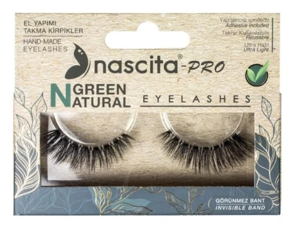Nascita Green Natural Vegan Takma Kirpik 110 ürün görseli 1