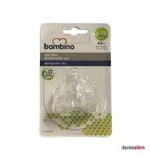 Bambino Geniş Ağızlı Biberon Emziği No: 2 T105 ürün görseli 1