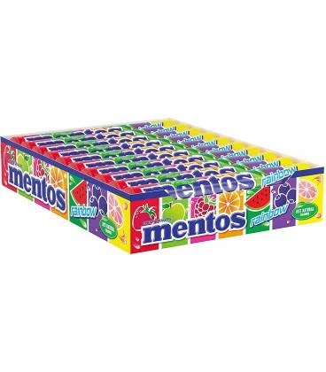 Mentos Karışık Meyve Aromalı Çiğnenen Draje Şekerleme 20 Adet x 37,5 g - Rainbow ürün görseli 1
