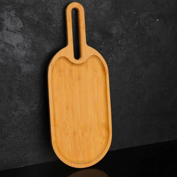 Mien Dayanıklı Oval Bambu Sunumluk Küçük Boy (S) ürün görseli 1