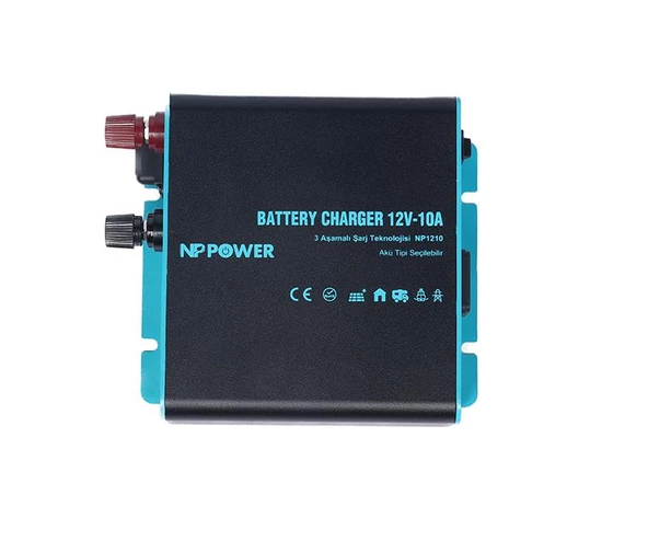 NP1210 NP Power 12V 10A Akü Şarj Cihazı ürün görseli 1
