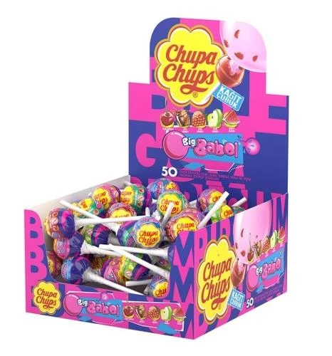 Chupa Chups Sakız Dolgulu Karışık Lolipop Şekerleme 50 Adet x 12 g ürün görseli 1