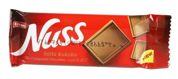 Nuss Tablet 19 Gr. 24 Adet (1 Kutu) - Resim 2