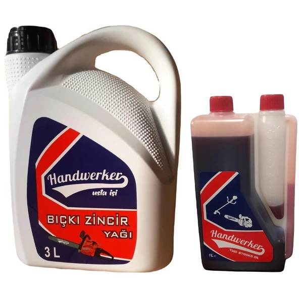 Handwerker Testere Kılavuz Ve Benzin Karışım Yağı 3+1 lt ürün görseli 1