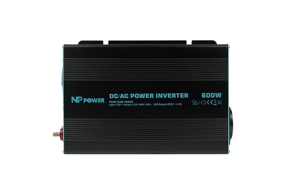 NP600-12 NP Power 600W Tam Sinüs İnverter 12V ürün görseli 1