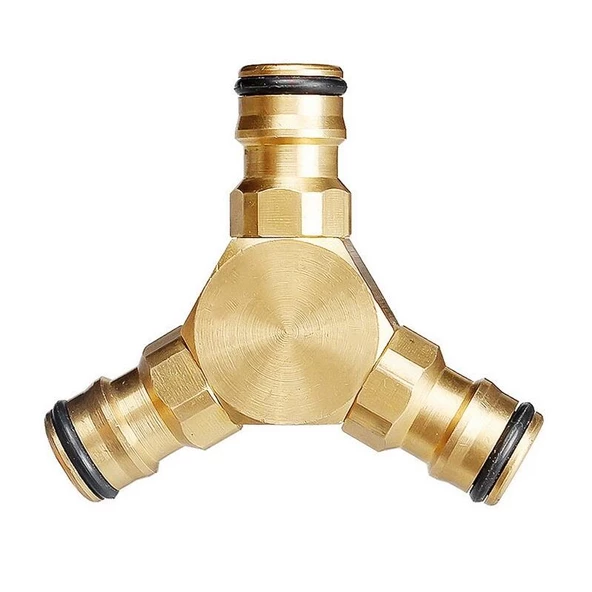 Uniflex 802302 Pirinç Hortum Y Bağlantı - 3 Yollu Bağlantı ürün görseli 1