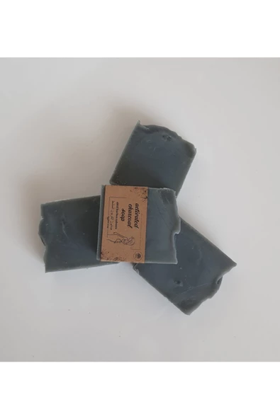 Asklepios Organik El Yapımı Kömür ( Aktif Carbon) Sabunu  100 Gr ürün görseli 1
