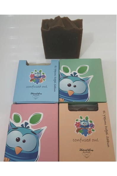 Confused Owl Organik Katran Sabunu  100 Gr ürün görseli 1