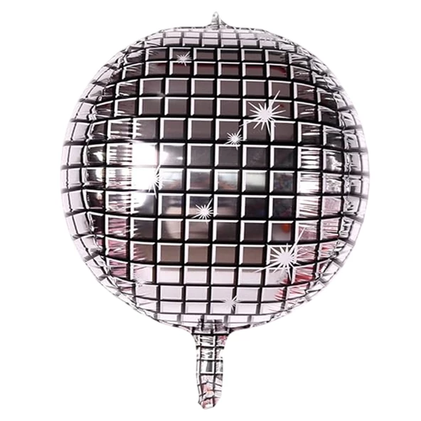 Gümüş Büyük Boy Disco Topu Folyo Balon 32 inç ürün görseli 1