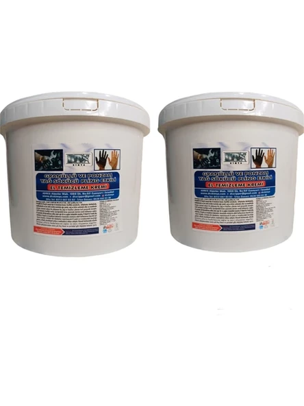 2 Adet Sanayi Tipi Granürlü El Temizleme Sabunu (Kremi) 15 kg ürün görseli 1