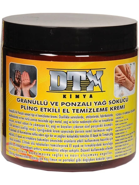 Dtx Kimya Nemlendirici Ganürlü El ve Ayak Peelingi 400 ml ürün görseli 1