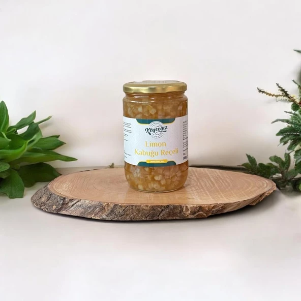 Kb Köyceğiz Yöresel Limon Kabuğu Reçeli 800 G Cam Kavanoz ürün görseli 1