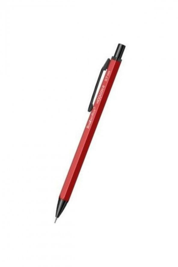 Scrikss Versatil Kalem Hexagon-R 0.7 MM Kırmızı 12 Lİ ürün görseli 1