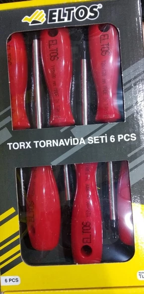 Eltos Torx Tornavida Seti 6 Parça TTS006 - Resim 3