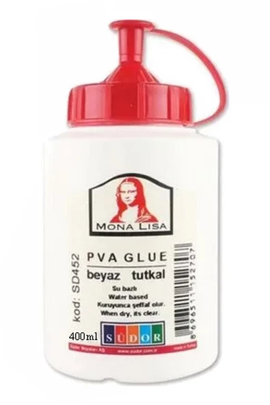 Beyaz Tutkal 500 gr 1 Adet Beyaz Mobilya Tutkalı 400 ml Ahşap Tutkalı Su Bazlı Çok Amaçlı Beyaz Tutkal ürün görseli 1