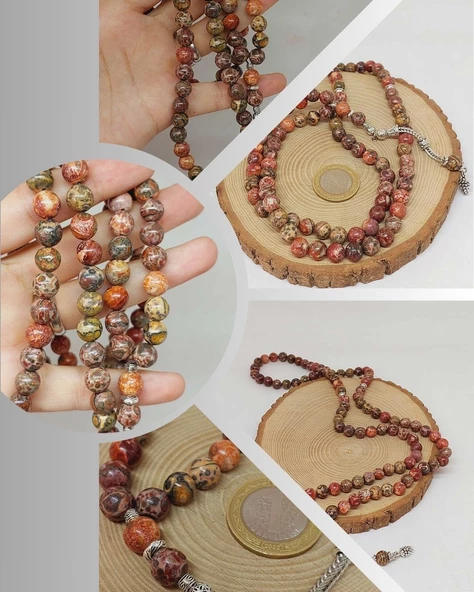 Jasper Taşı 99luk Tesbih 8.5mm (53086) ürün görseli 1