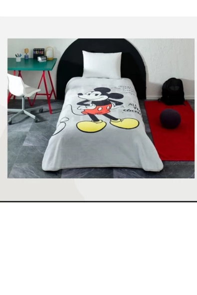 Taç Yeni Sezon Lisanslı Mickey Mouse fashion Battaniye ürün görseli 1
