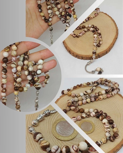 Jasper Taşı 99luk Tesbih 8mm (4441) ürün görseli 1